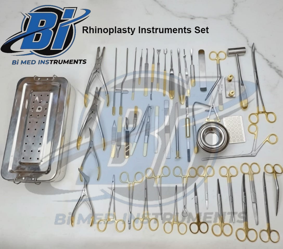 Rhinoplasty Instrument Set of 57 Pcs – Nose Surgery, Plastic Surgery Instruments