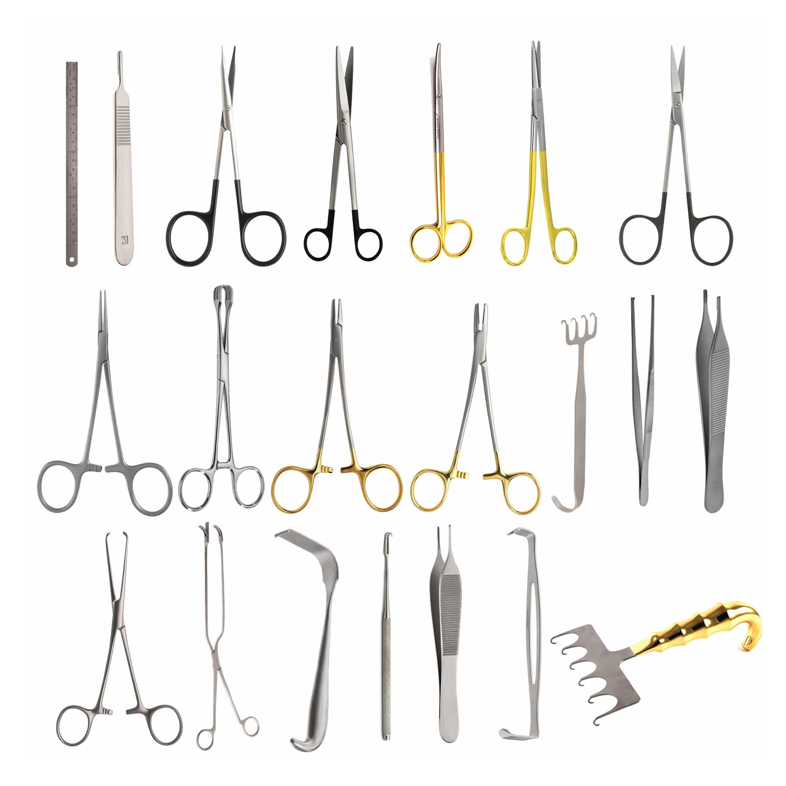 Set Of 32 Pcs Abdominoplasty Tummy Tuck Surgery Plastic Surgery Instruments