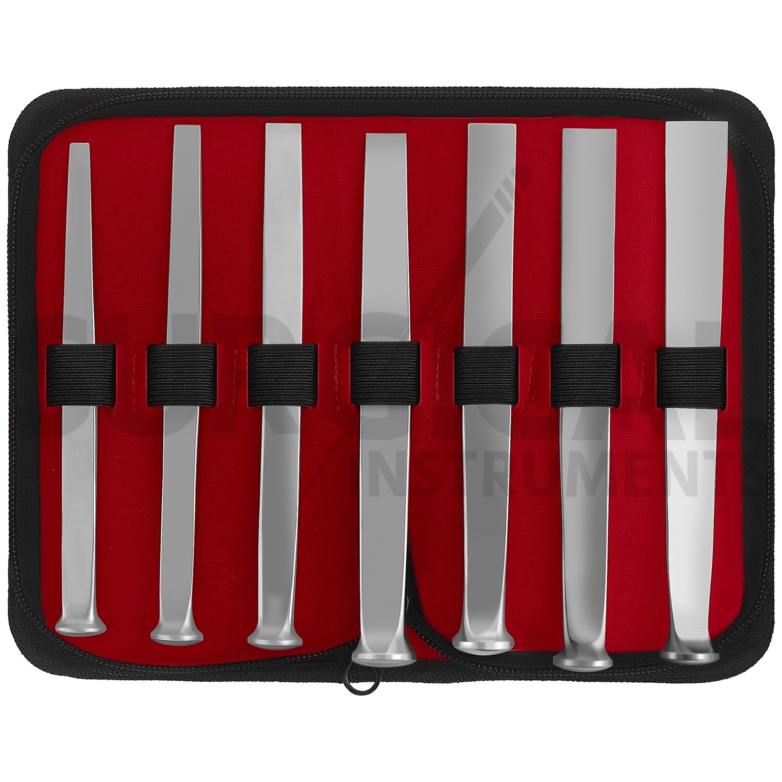 7 Pcs US Army Pattern Osteotomes Kit Orthopedic Surgical Instrument German Grade