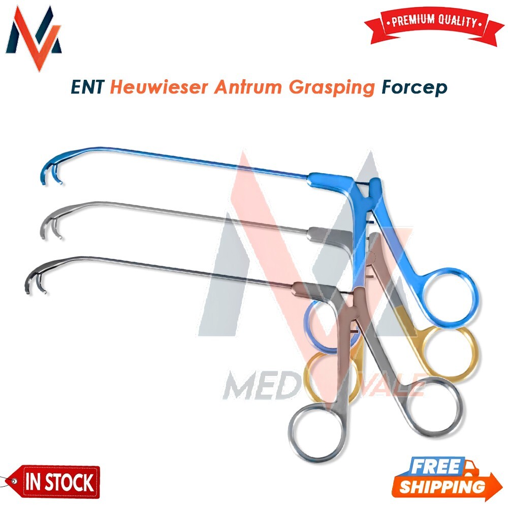 ENT Heuwieser Antrum Grasping Rotatable Forceps ENT Surgical Surgery Instrument