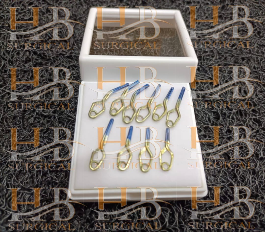 12 Pcs Aneurysm Clips Neurosurgery Set Titanium Premium Quality Clips A+