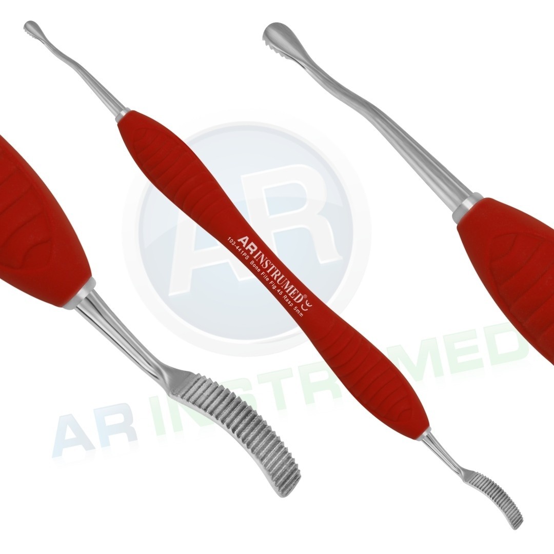 Silicone Bone File Rasp 5mm Surgical Stainless German Dental Instrument Fig.45