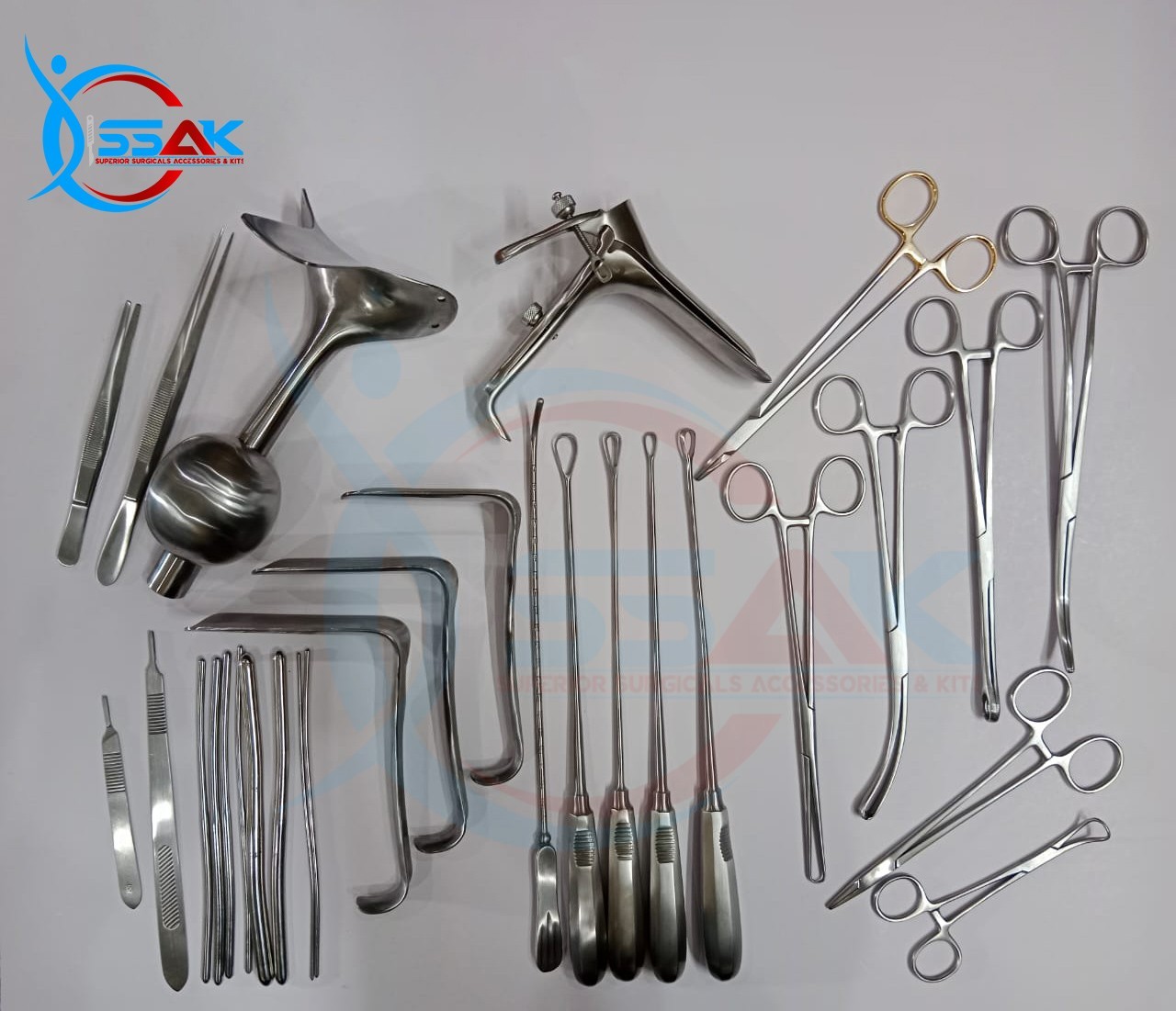 Dilation and Curettage (D&C) Set Gynecology Surgical Instruments