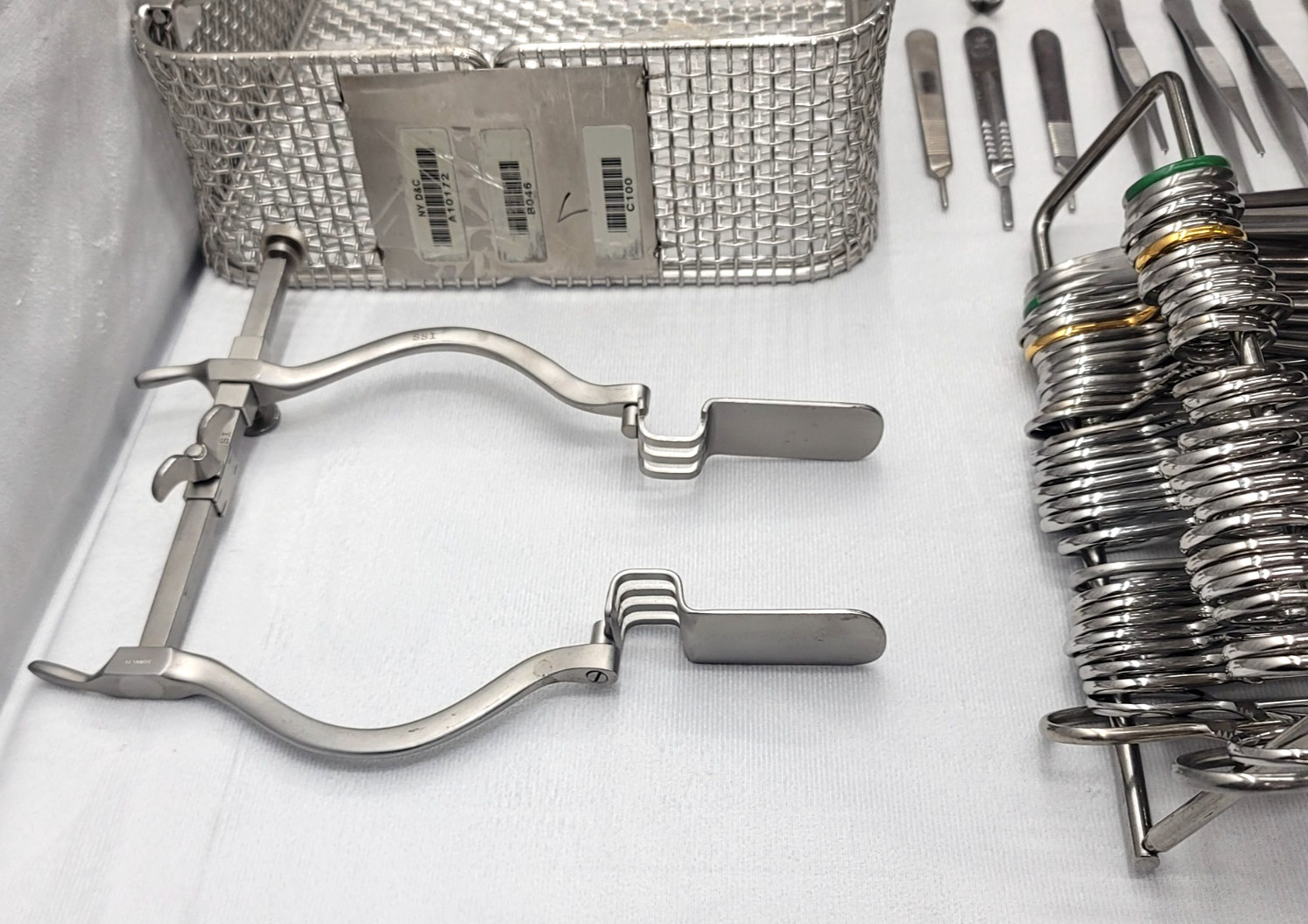 57 Piece General Surgical Set Aesculap Jarit with Basket