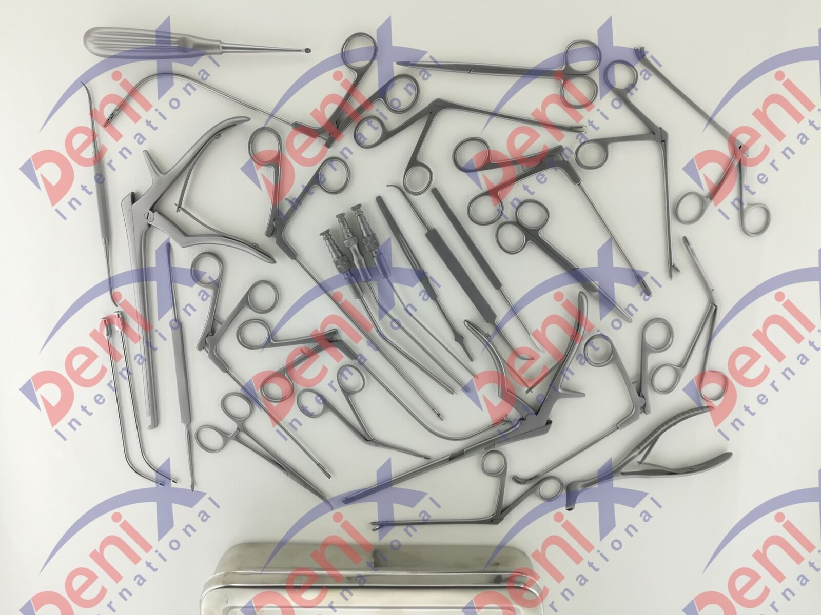 Fess Instruments Endoscopic Sinus Surgery ENT Surgical Instruments Set With Box