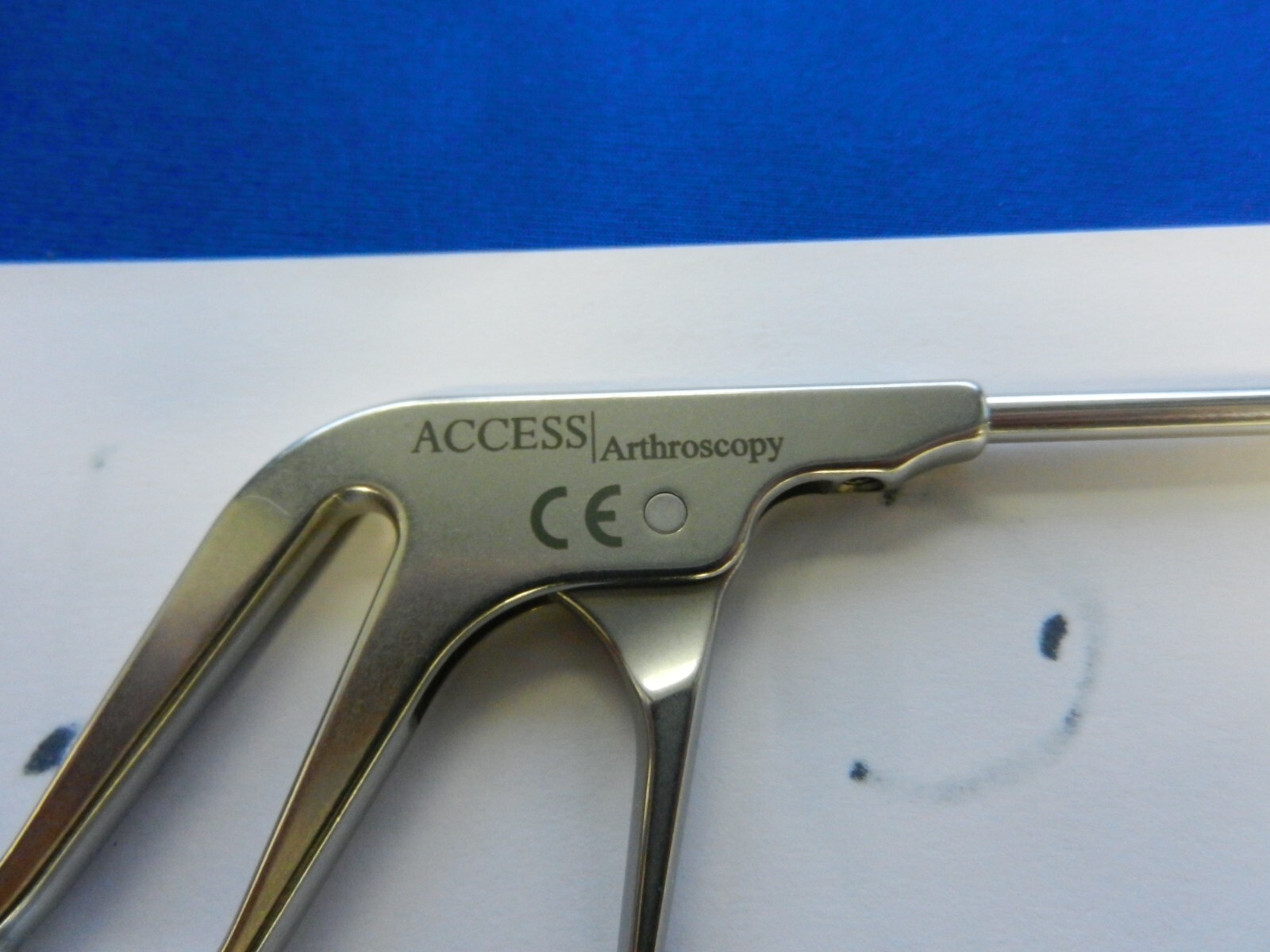 F16 Symmetry Surgical Arthroscopy Arthroscopic Punch, 0.8mm Up 15° Straight