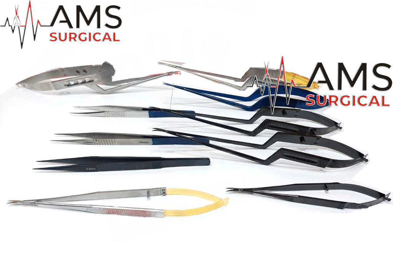 10 Pcs Kamiyama Micro Scissor Micro Forceps Neurosurgery Instruments Set