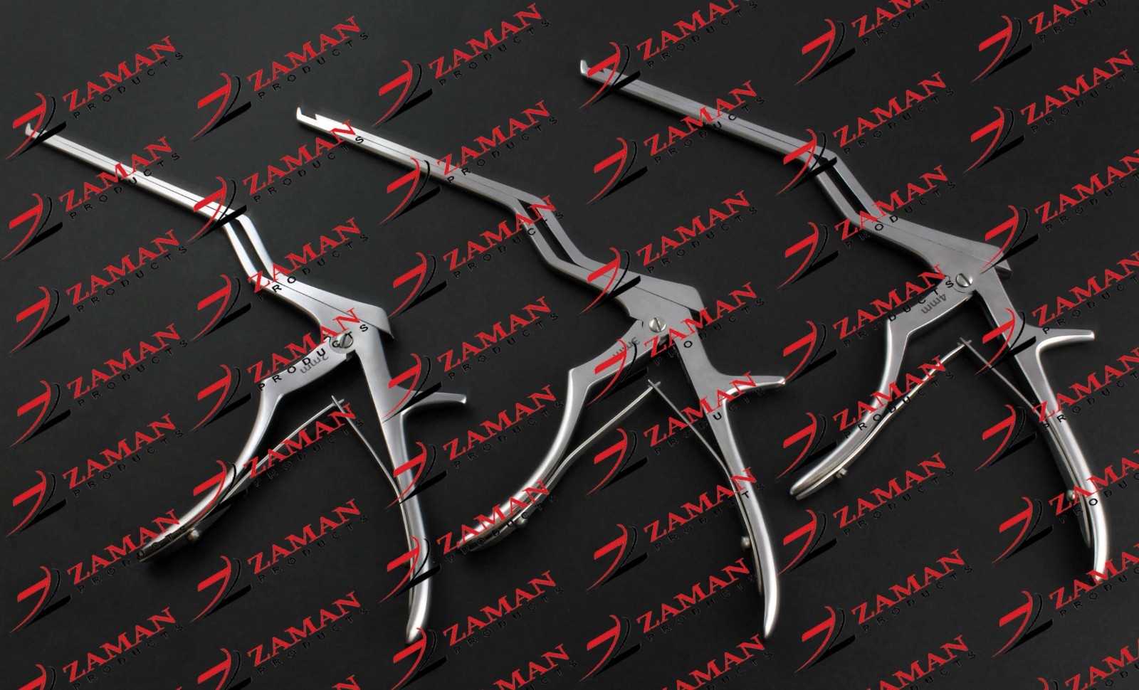 Spurling Kerrison Bayonet Rongeur 45 Degree 2mm,3mm,4mm up 9” By Zaman Products