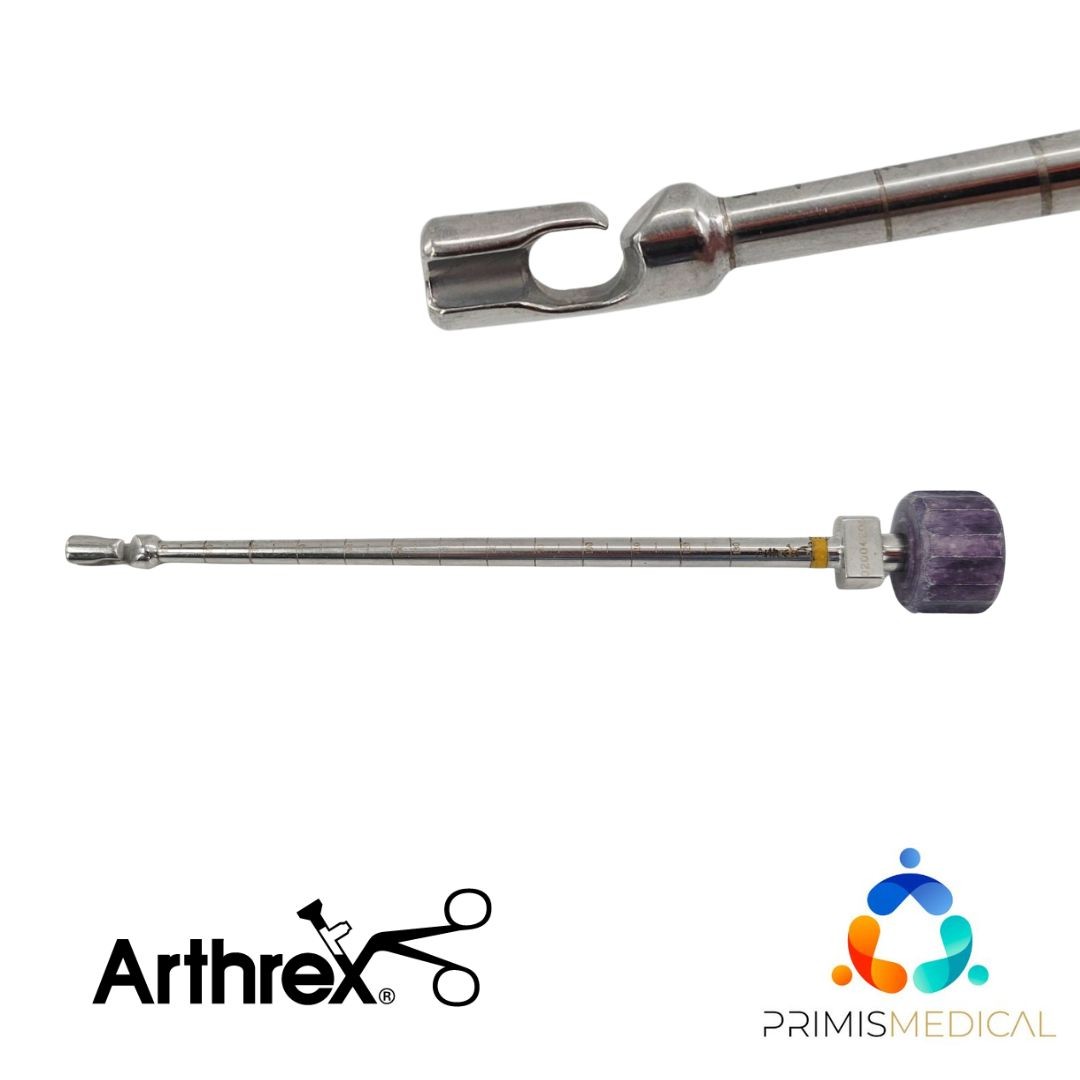 Arthrex AR-1977-08P TransFix II Tunnel Hook 8mm w/ Handle Arthroscopy 7-1/2″