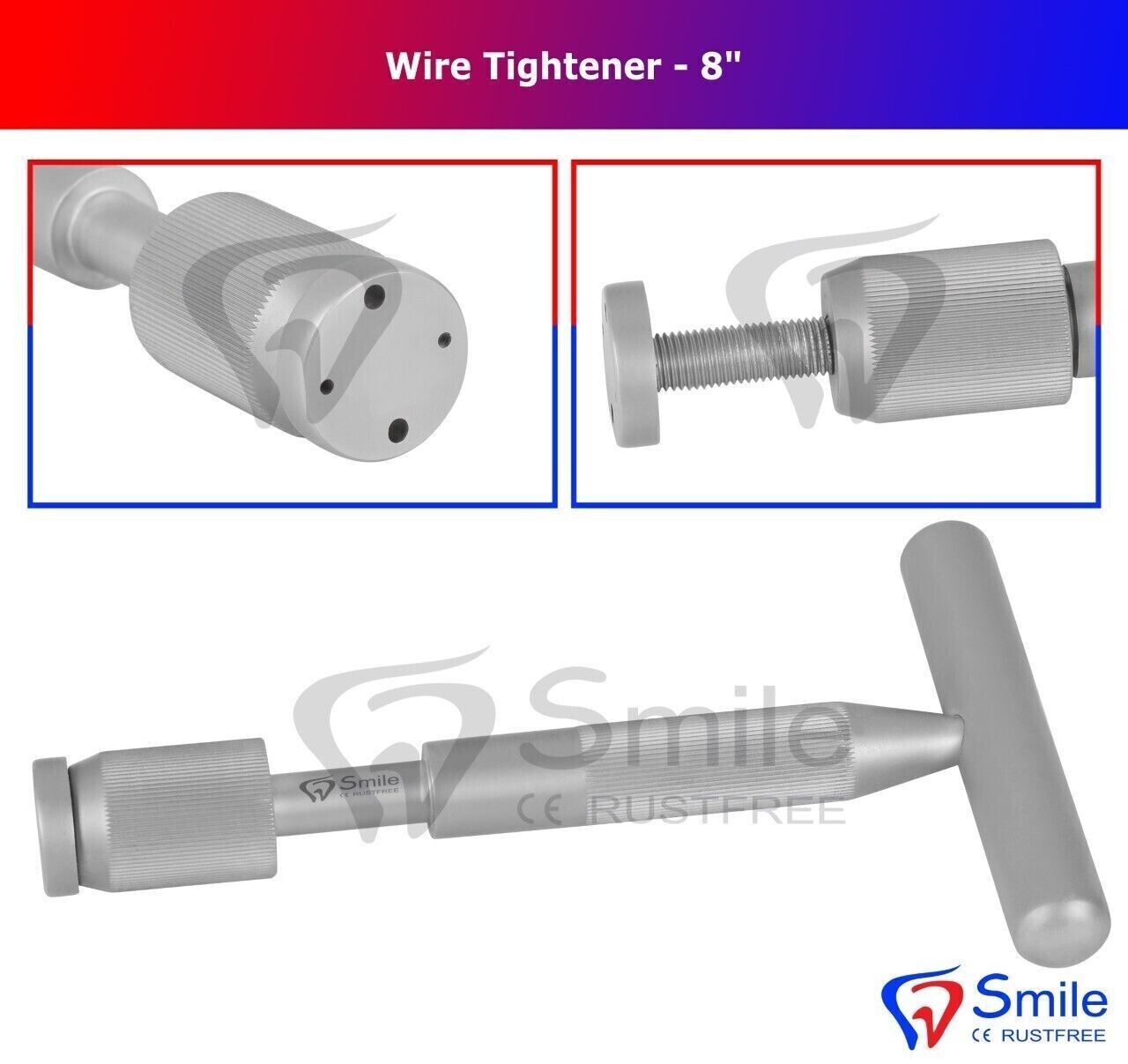 Wire Tensioner With T-Handle Orthopedic 8 Inch Surgical Orthopedic Instruments