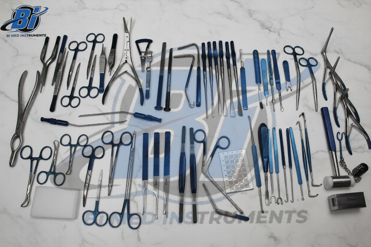 New Rhinoplasty Instruments Set Titanium Coated Nose Surgery Quality With Box