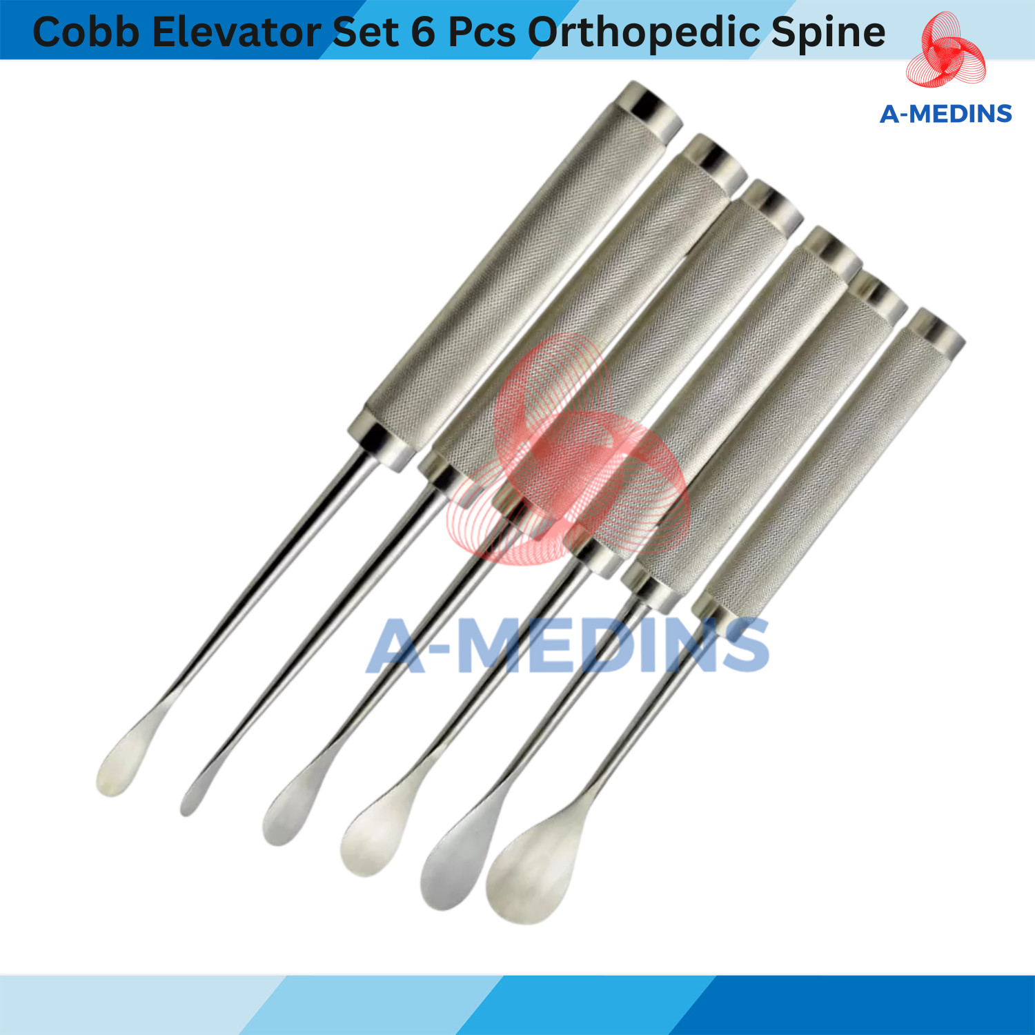 Cobb Elevator Set 6 Pcs – Best Orthopedic Spine Surgical Elevators Instruments