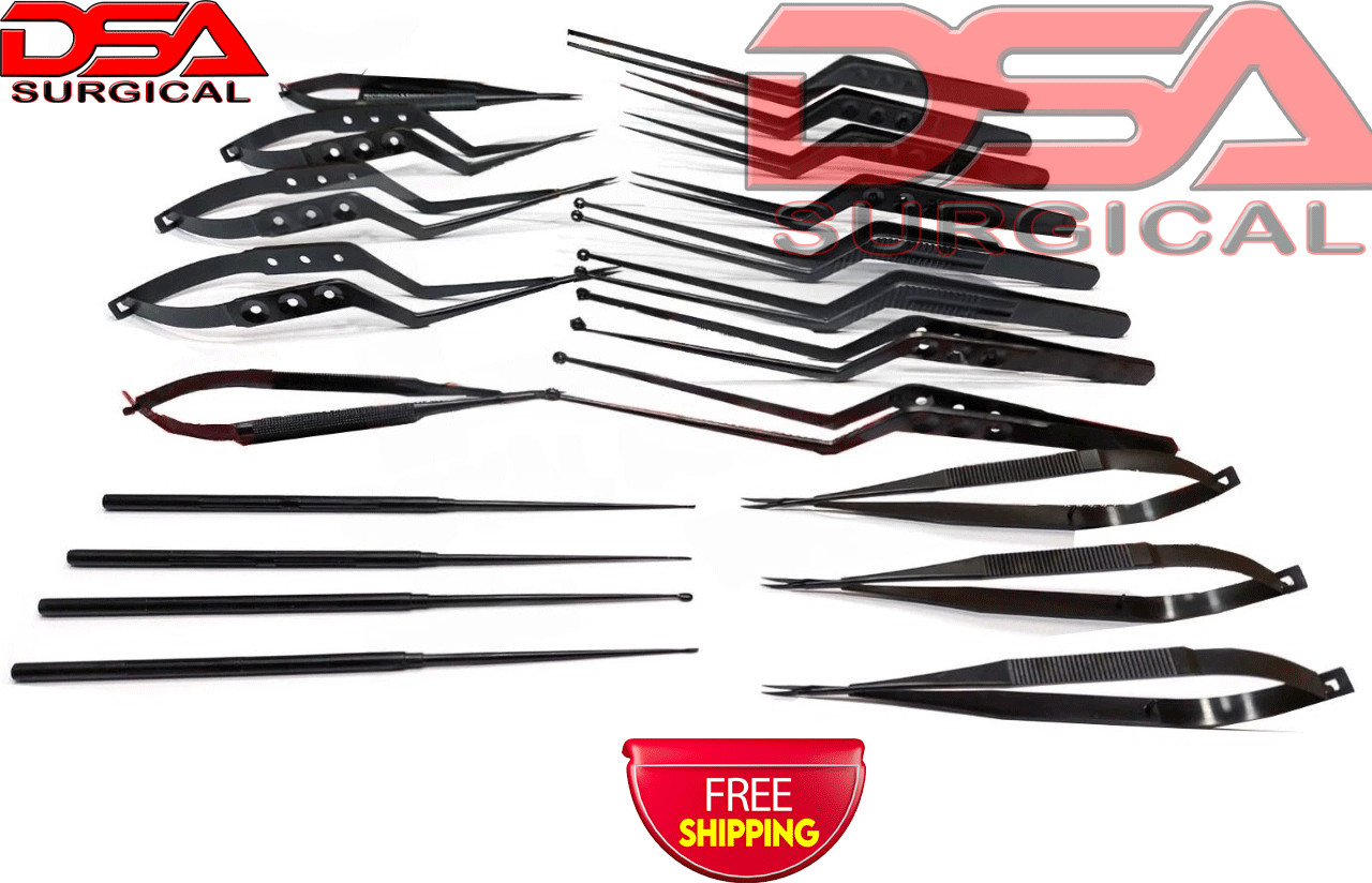 Kamiyama Micro neuro surgery instrument Set Of 20 Pcs surgical instruments
