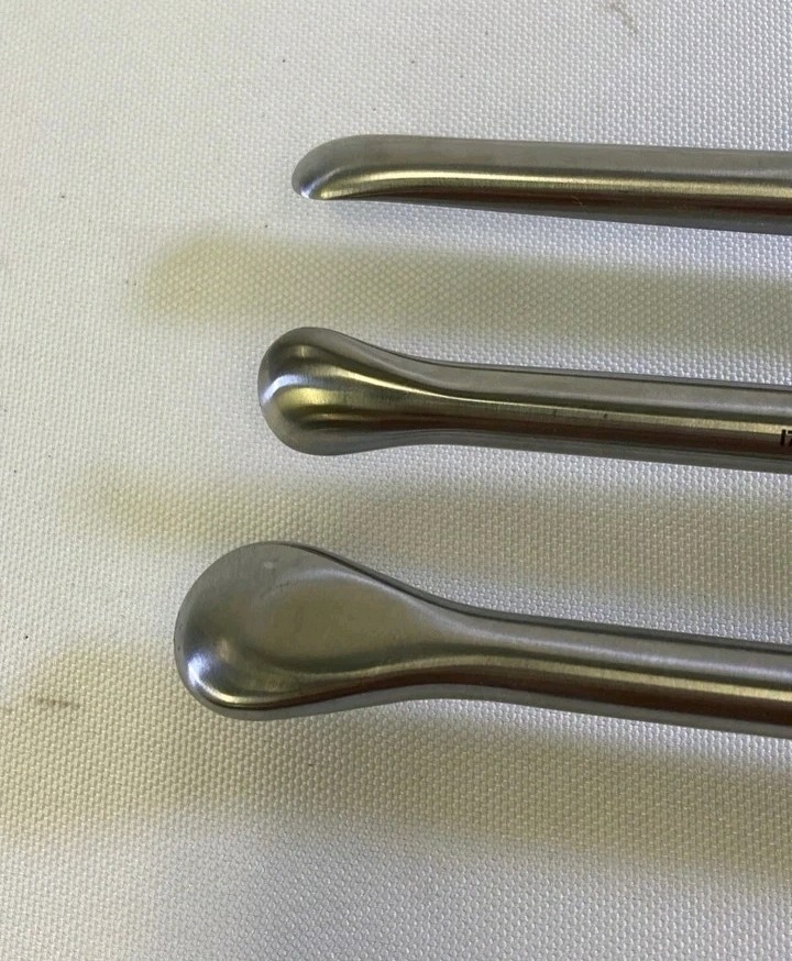 Set of 3 Symmetry Codman Karlin Magnum XL Cobb Elevators 10mm 15mm 20mm Spine