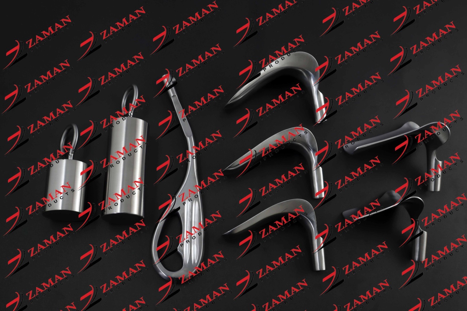 Scherbak vaginal speculum complete 8 PCs Set Surgical Instruments By Zaman Pro