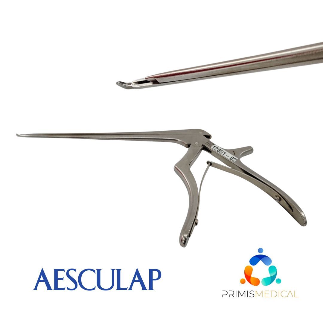 Aesculap FF715R Kerrison Non-Detachable Bone Punch 130° Upward 10″