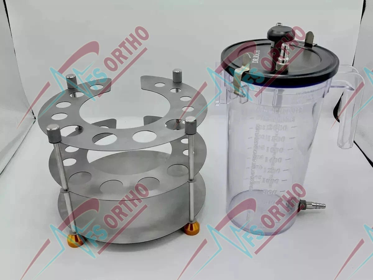 Fat Collection Reusable Canister 2000ml with on off Value Plastic Surgery