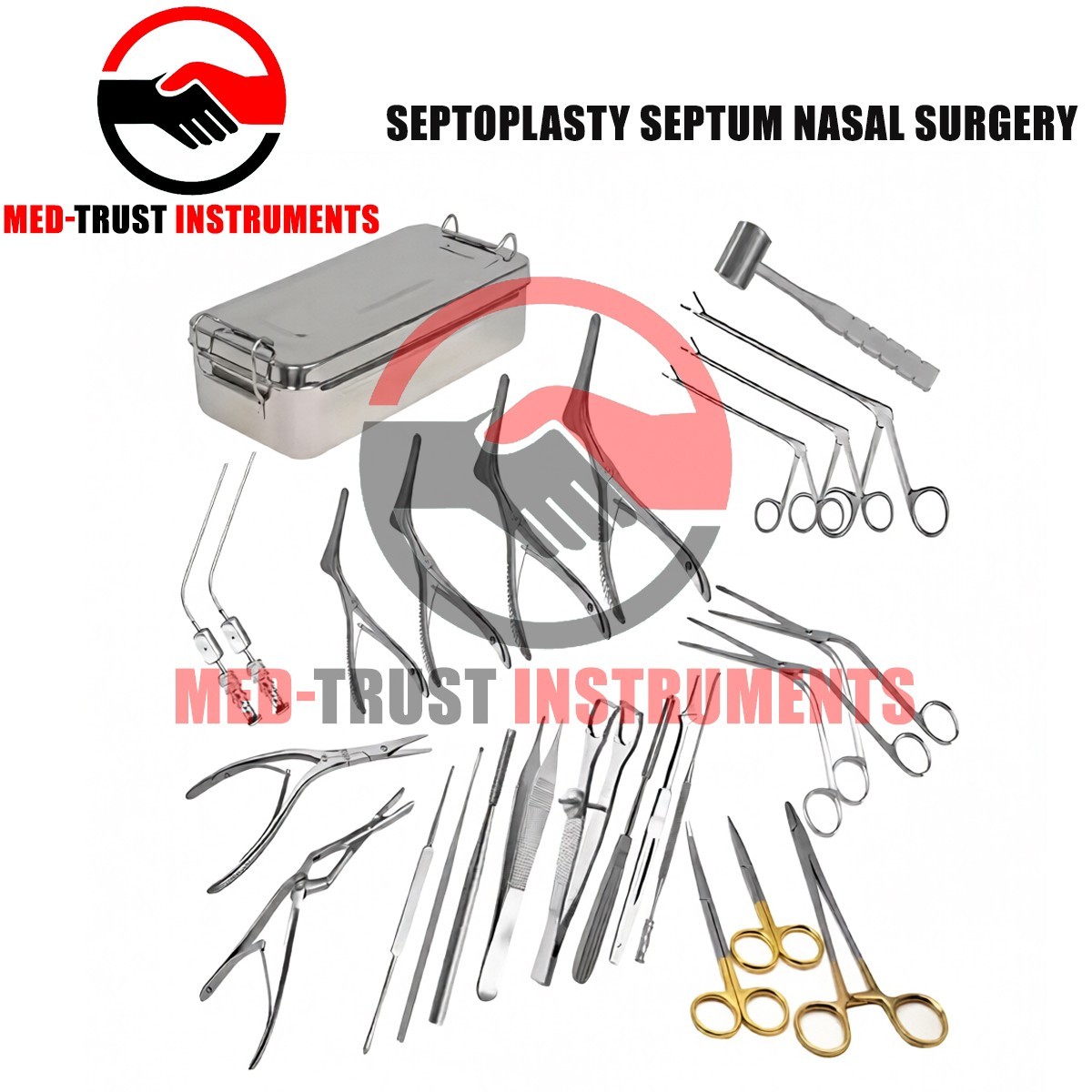 Septoplasty Septum Nasal Surgery Set ENT Surgical Instruments