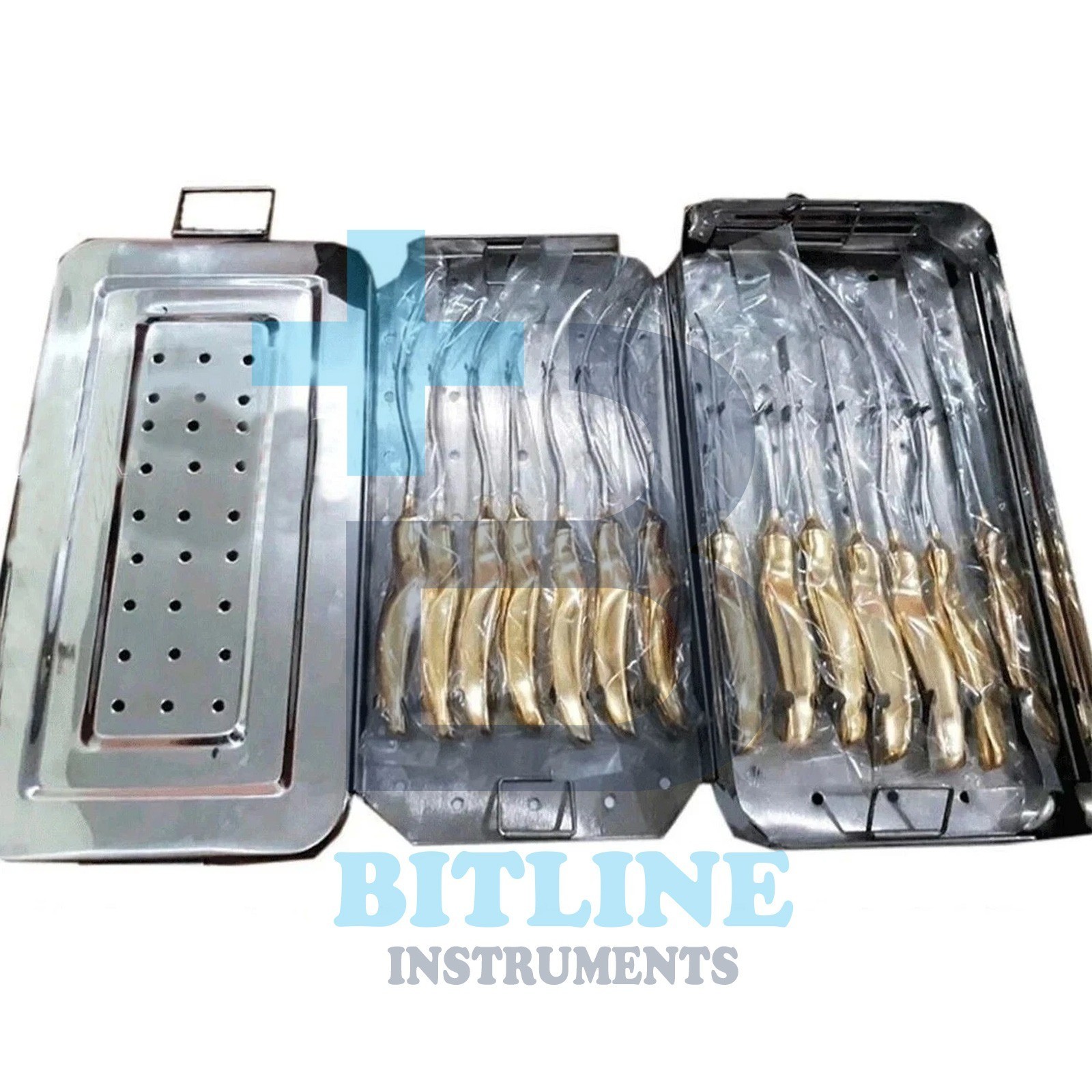 Endoscopic Forehead Lift Dissector Set Of 14 Pcs Reusable Instruments