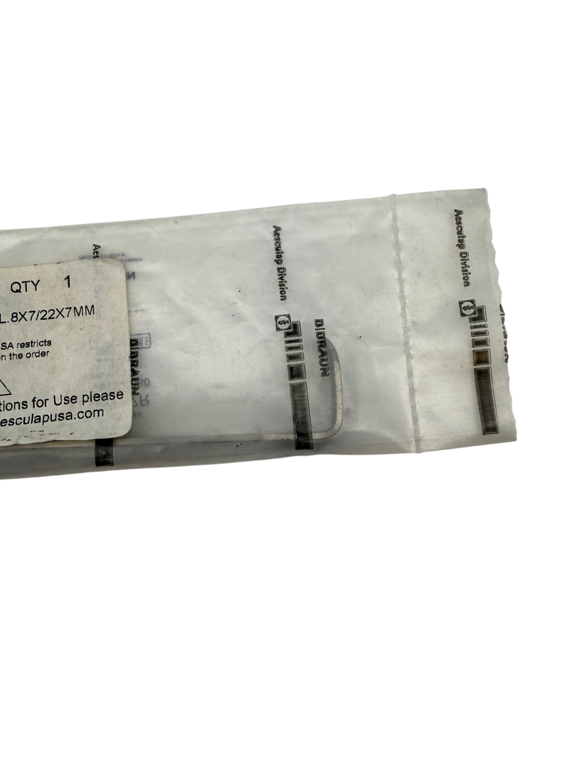Aesculap BT007R Senn-Miller Wound Retractor Flat Handle 6⅛”
