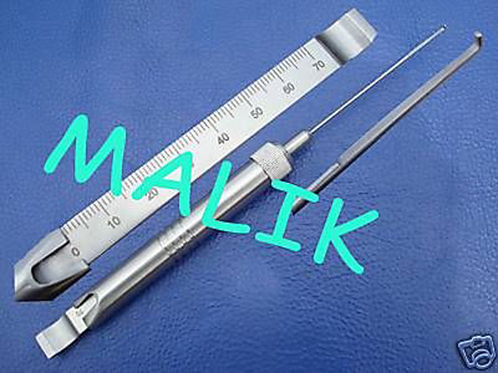 Depth Gauge 0mm to 70mm Surgical orthopedic Instruments