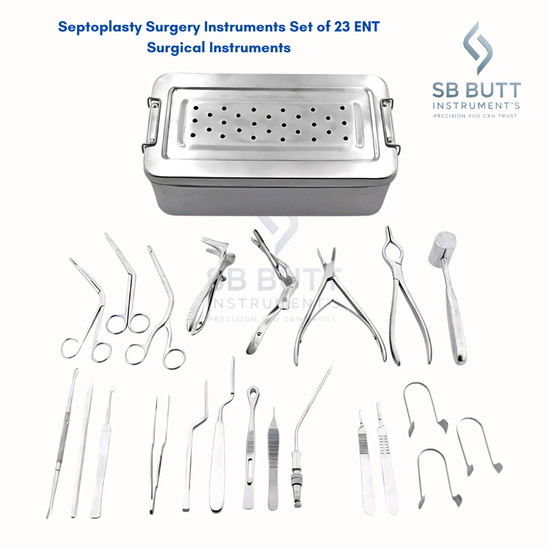 Septoplasty Surgery Instruments Set – 23 Pcs ENT Surgical Instruments German A+