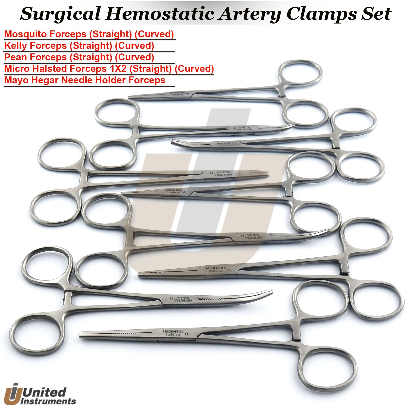 Advanced Veterinary Operative Surgical Instruments Trauma General Surgery Kit