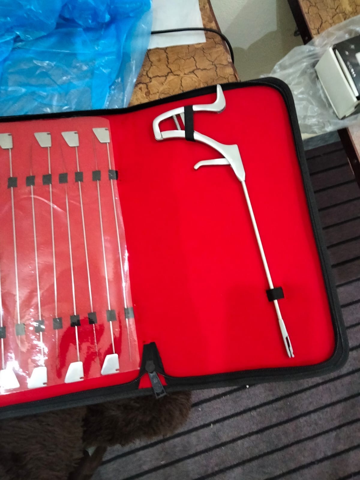 Arthroscopy Shoulder Scorpion Suture Passer Straight With 10 Needles Instruments