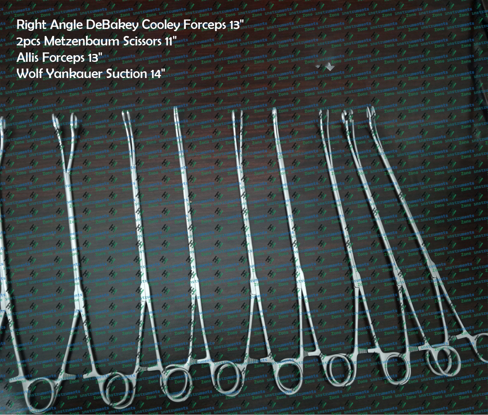 5pcs VATS Surgical Instruments Set – Complete Thoracoscopic Instrument