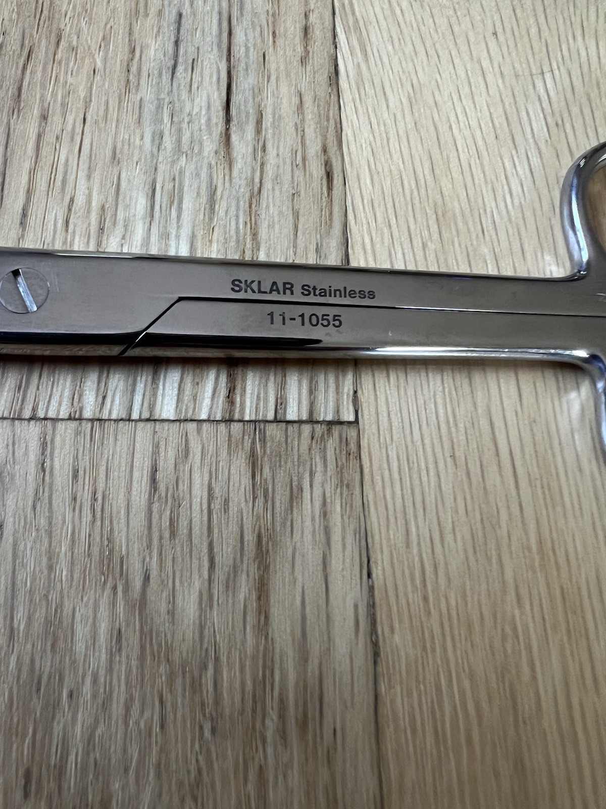 Sklar #11-1055 Lister Bandage Scissors 5½” Angled Probe Point Stainless