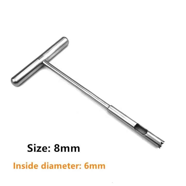 Bone Screw Extractor T-Handle Set 5 Pcs Orthopedic Surgical Instrument Stainless