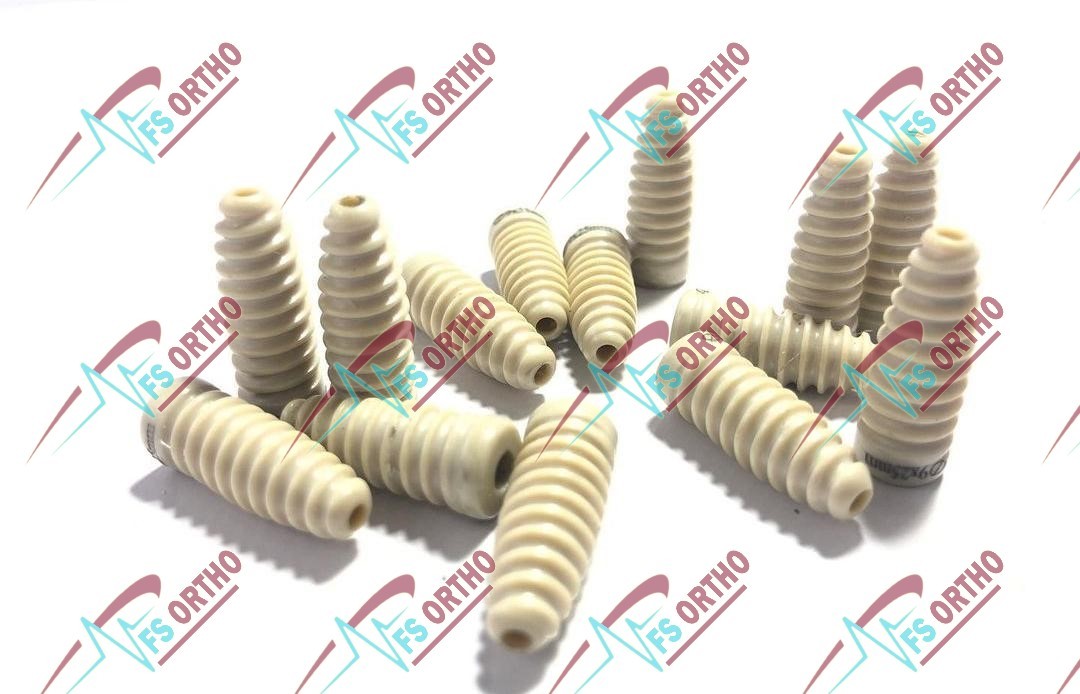ACL Interference Screw Dia 9mm & Length 25, 30mm and Screwdriver 11 Pcs Set Peek