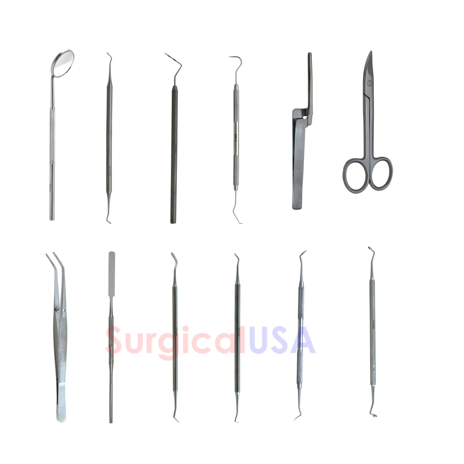 Crown Bridge Kit of 13 Instruments Dental Surgical Tools Supply