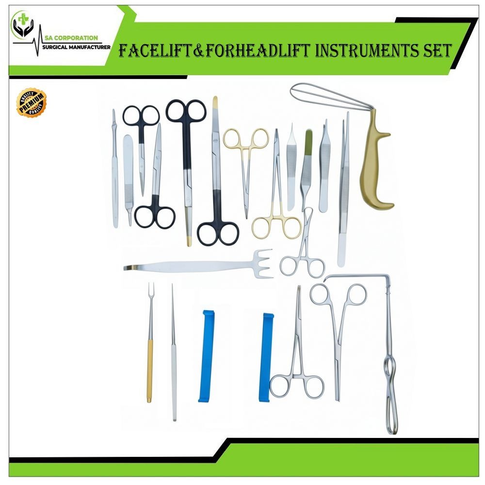 Face Lift Instruments Set of 21 Pcs Face Surgery Instruments