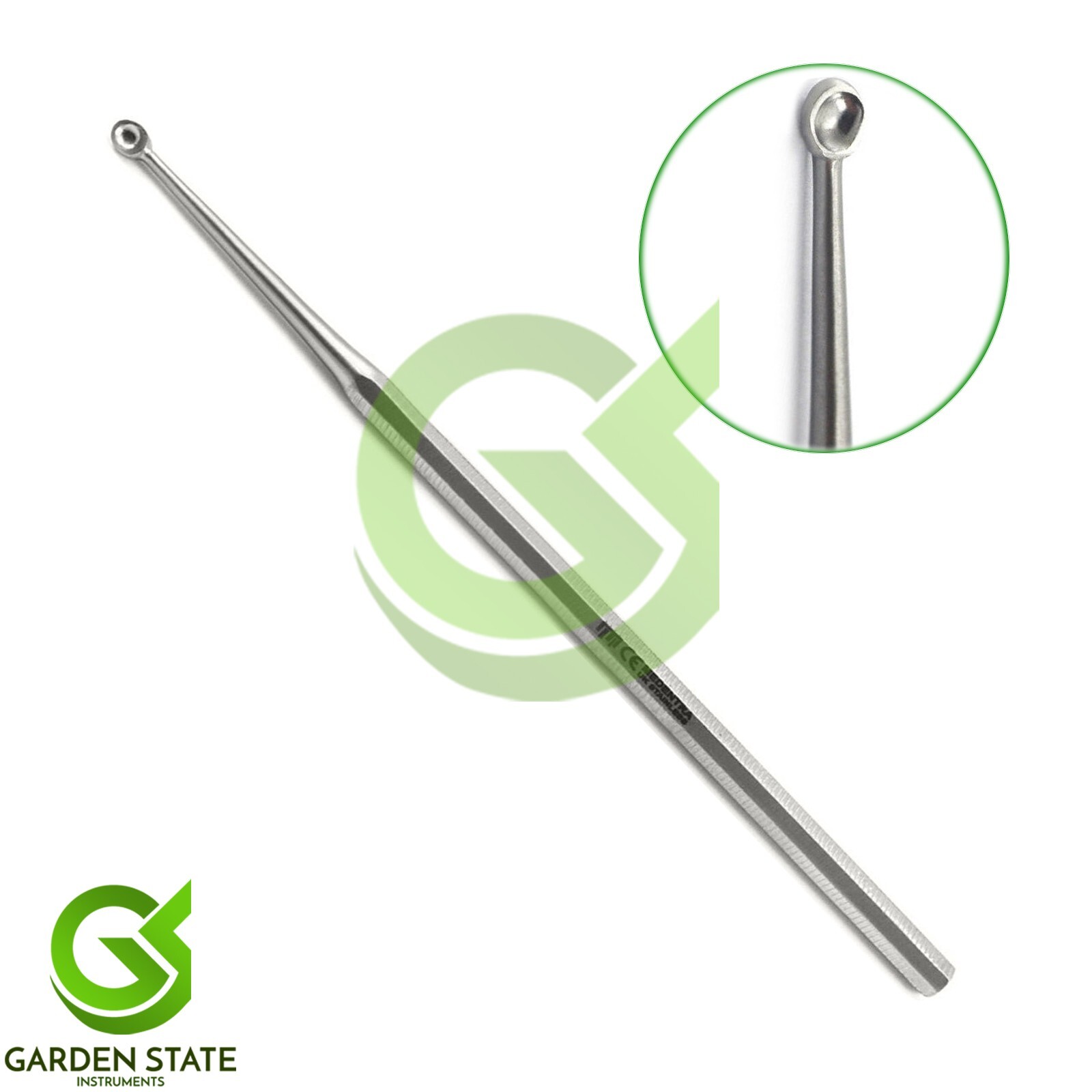 Fox Dermal Verruca Curette 2Pcs Dermatology ENT Cleaning Planter Warts Removal