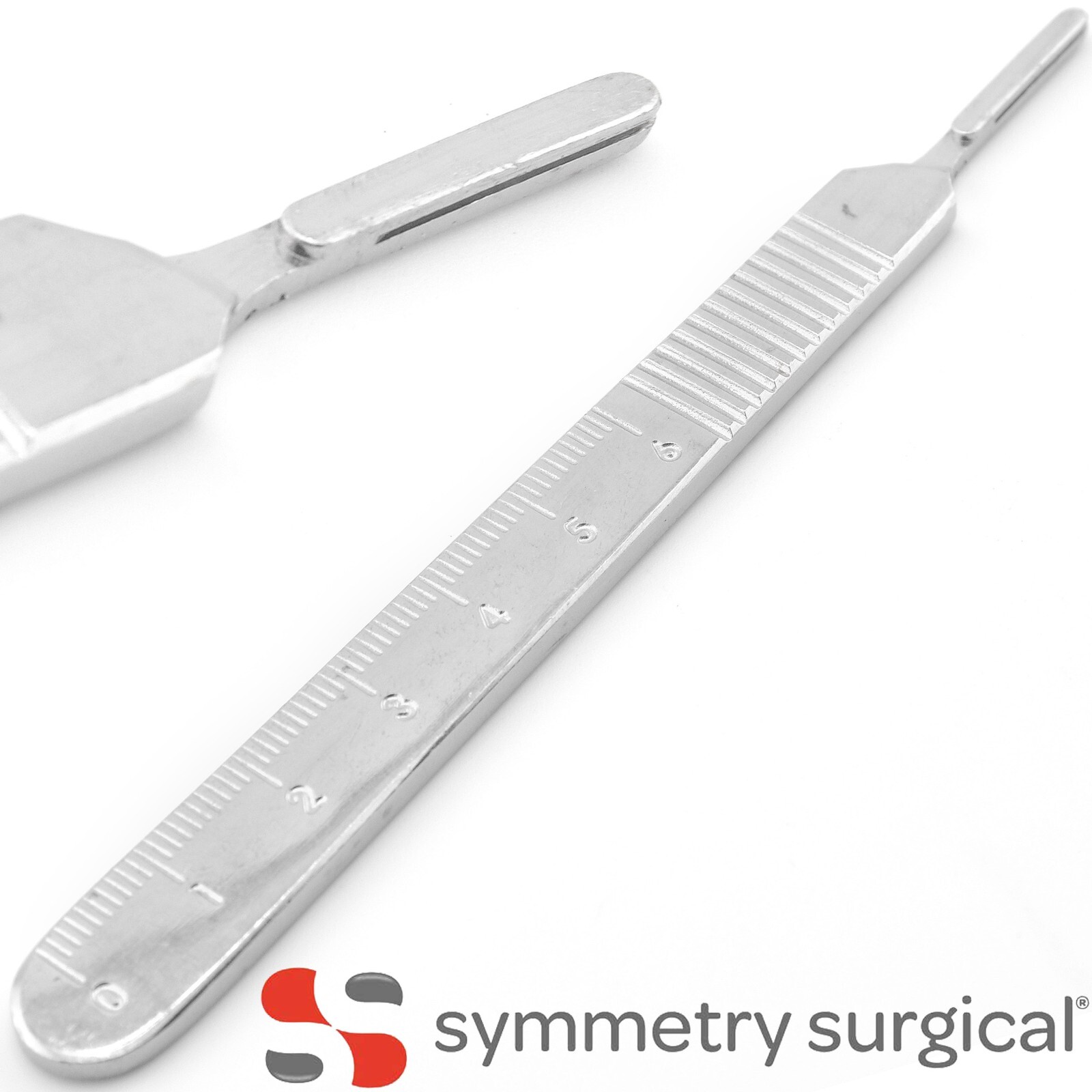 Symmetry 11-5530 Knife Handle #3 with MM and CM Scale (Matte Finish), 5″ (125mm)