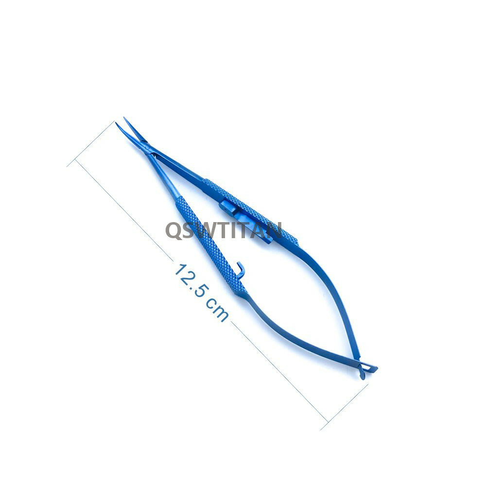 1pcs Titanium Barraquer Needle Holder With lock micro eye surgical instruments