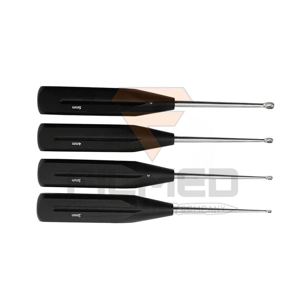 Bone Curette(Aluminum handle) General Veterinary Orthopedic Instruments