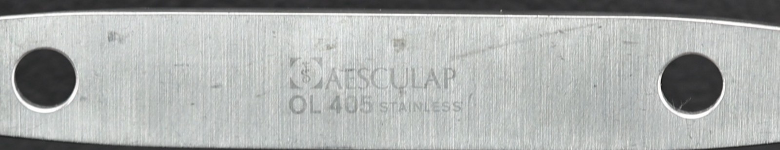 AESCULAP OL405 Fomon Bone File, Straight, Double Ended Cross Serrated, 215mm
