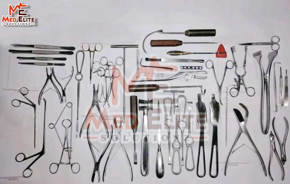 Orthopedic Surgery, Basic Surgery Complete 40 Pcs Instrument Set