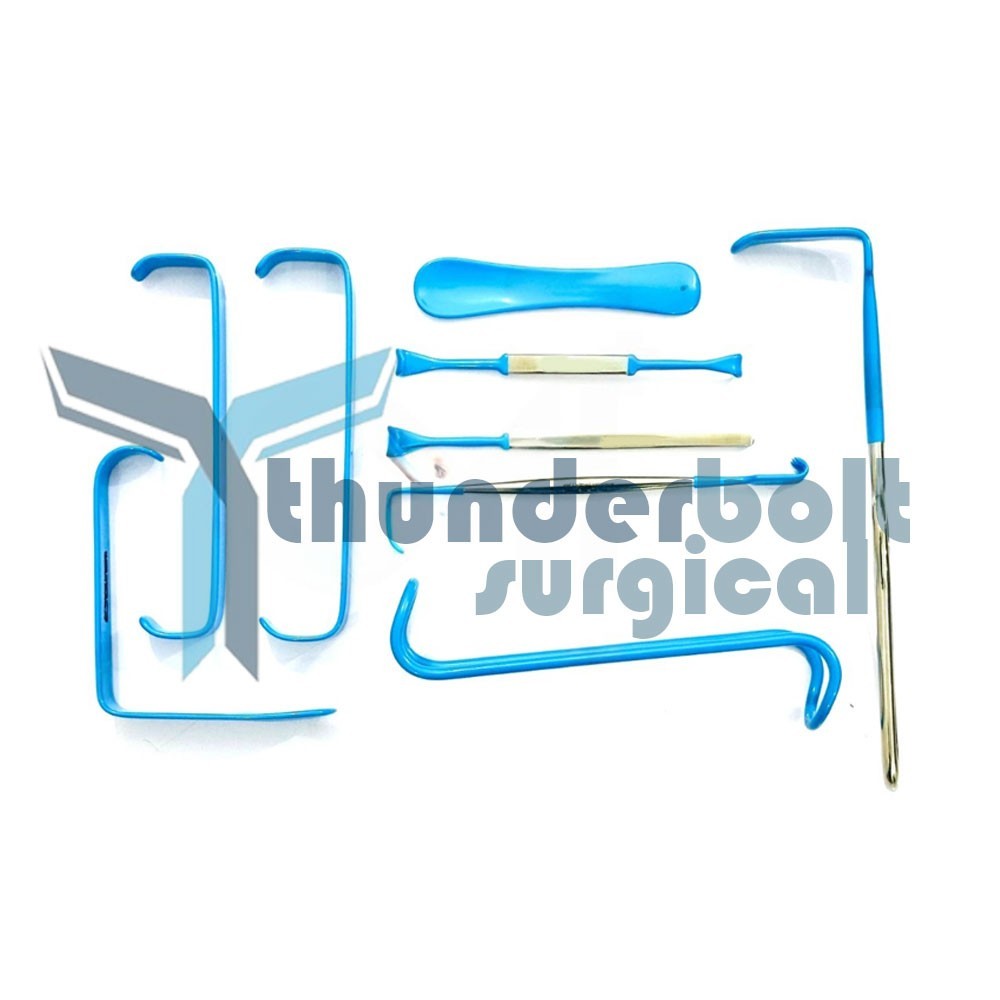 Face Lift Brow Lif Dissectors & Elevator Set of 6 Pcs,Plastic Surgery Instrument