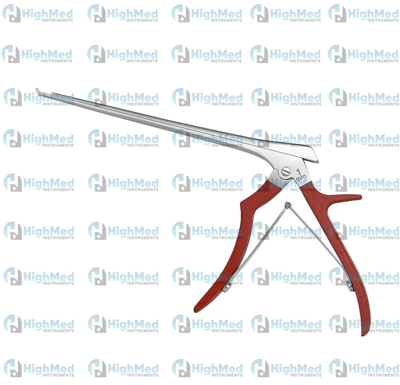 New 8 Kerrison Rongeur Punch –1mm Up Ferris-Smith Style with Red Silicone Handle