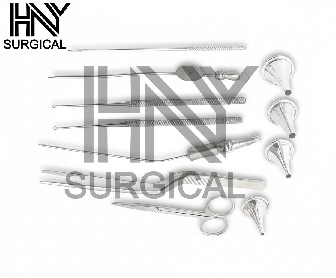 Myringotomy Instruments Set Of 11 Instruments For ENT Myringoplasty Surgical