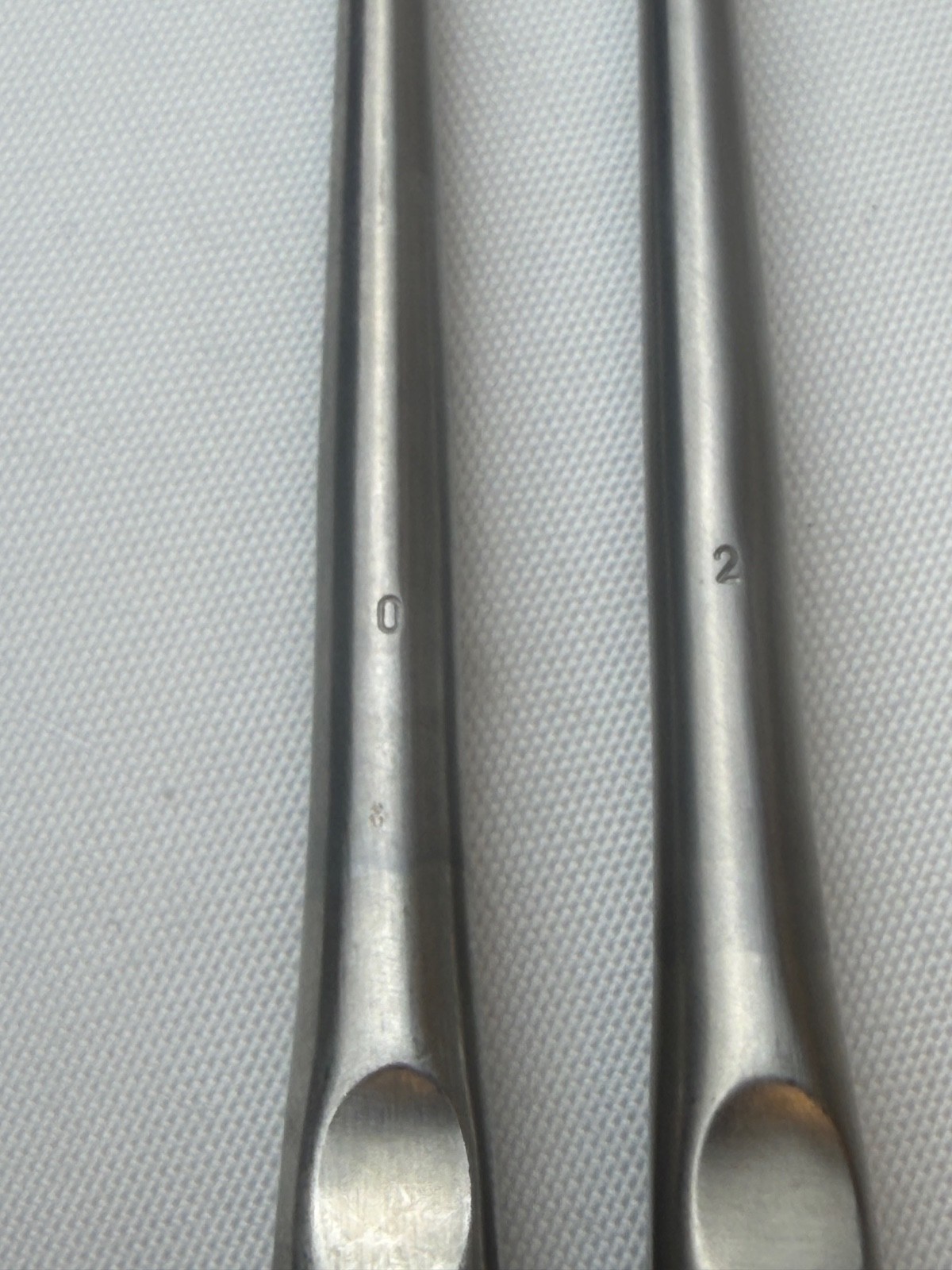 Set of 9 Millennium 9″ Brun Bone Curettes Reverse & Forward Angle Straight Neuro