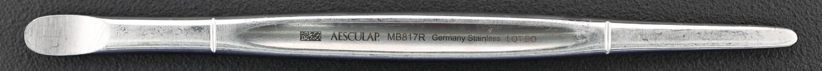 AESCULAP MB817R Sayre Raspatory, Double-Ended, 9mm and 4.8mm Jaw Width, 6.75″