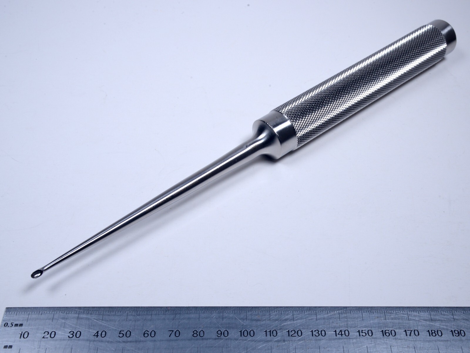 Integra Jarit 240-175 Cobb Style Bone Curette 11″ Size 000 Hollow Knurled Handle
