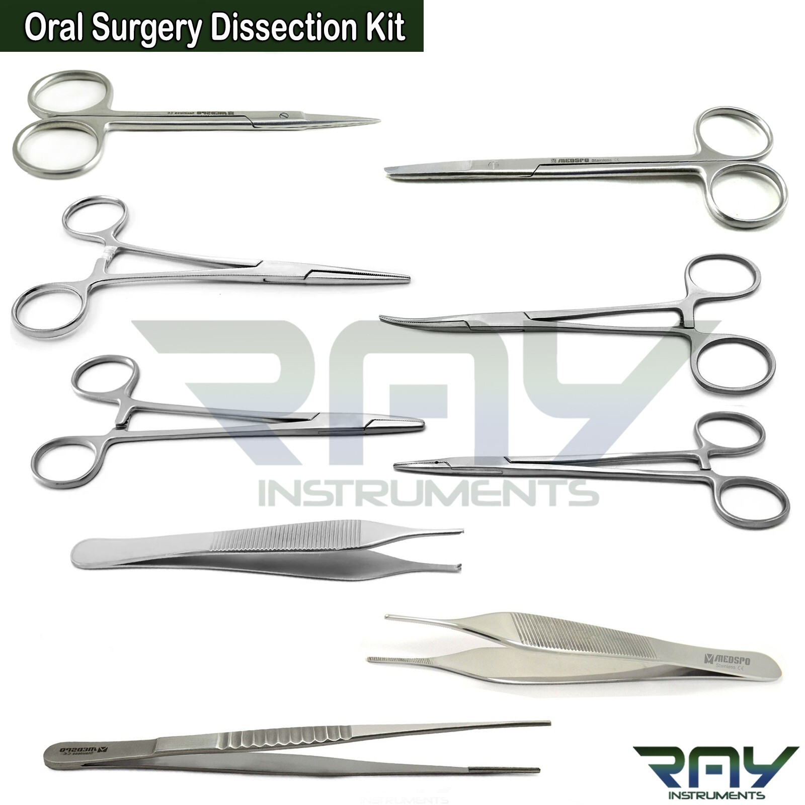 Minor Surgery Kit Surgical Dissection Tools Veterinary Dissecting Instruments CE