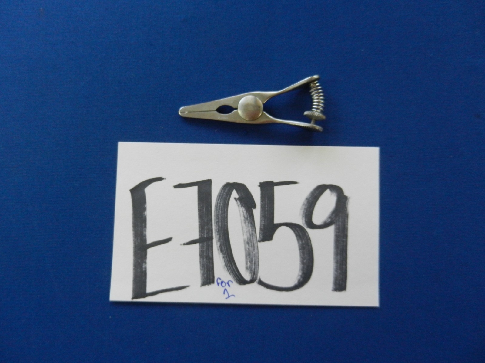 E7059 Codman 37-1050 Straight Bulldog Clamp