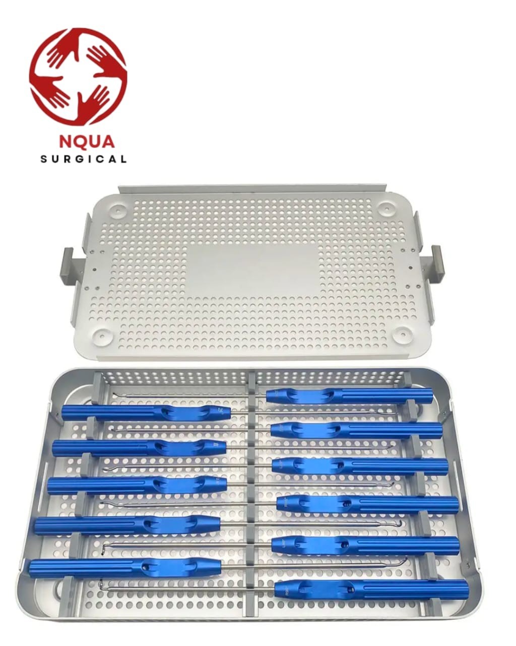 Professional Arthroscopy Suture Passing Instrument Set – 11 Pc Wire Hook Kit
