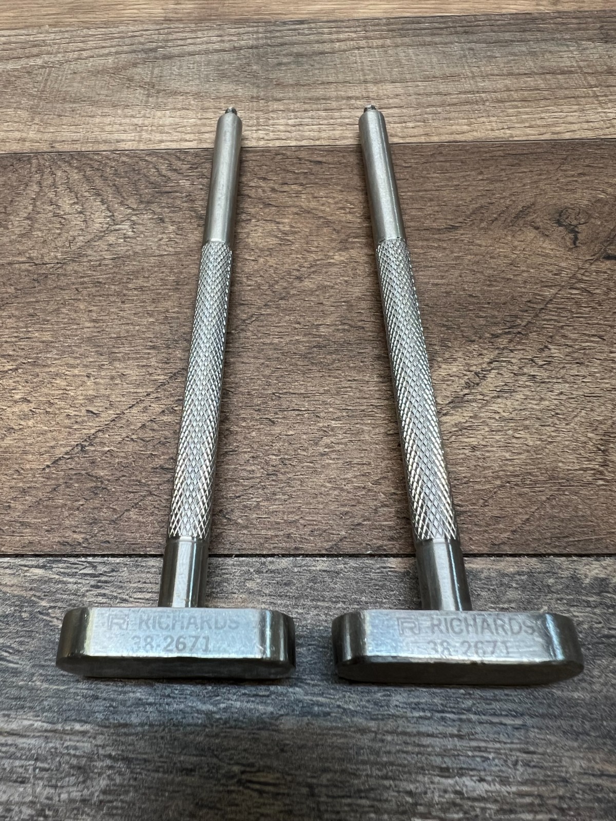 Lot of 2 Smith & Nephew Richards T-Handle Tool Handles, 38-2671